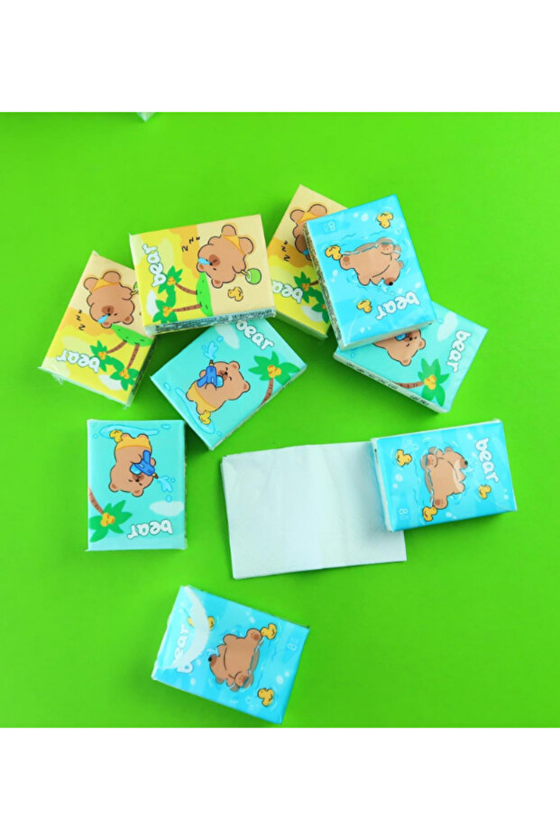 9 مناديل جيب صغيرة بتصميم لطيف - 3