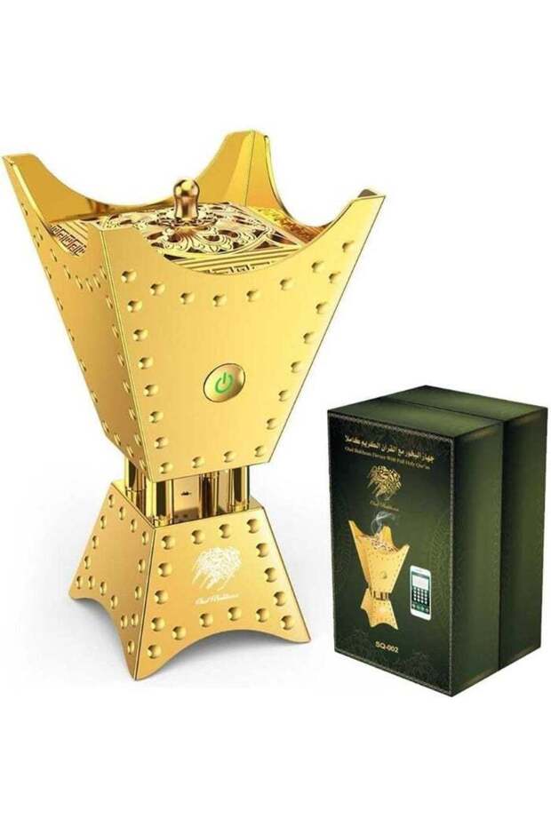 Bakhoor Incense Oud Burner – Electric Fragrance Diffuser with Built-in Audio Speaker, Remote Contr
