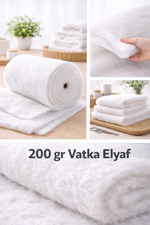 FabricMarket 1 METRE Vatka Elyaf 200 gr ENİ 150 cm