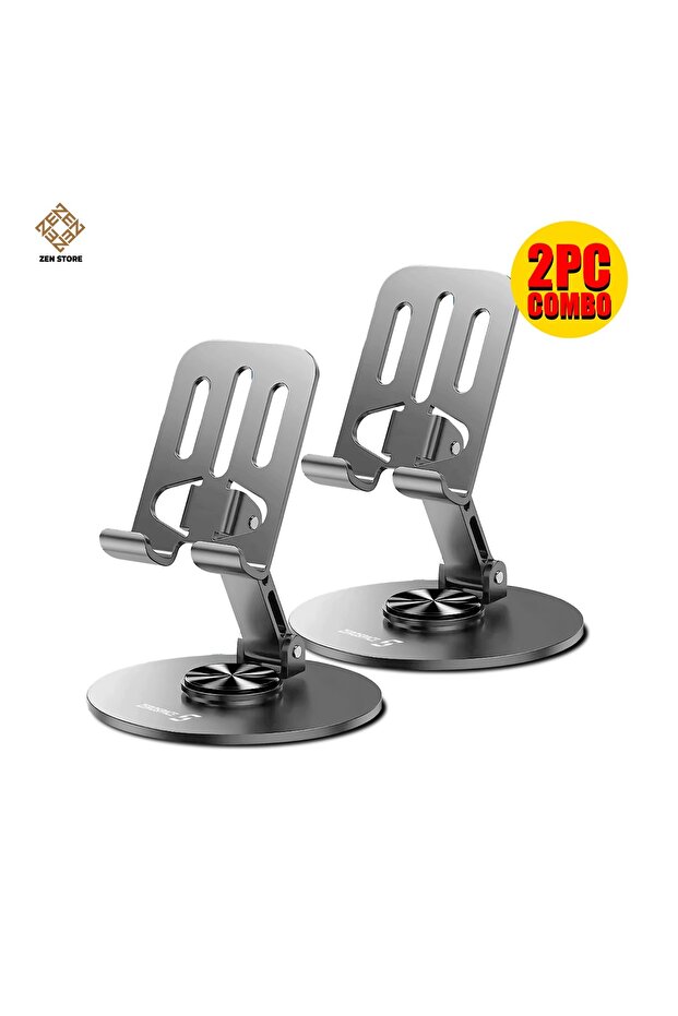 ZH-974 Adjustable Mobile & Tablet Stand 2-Pc Combo