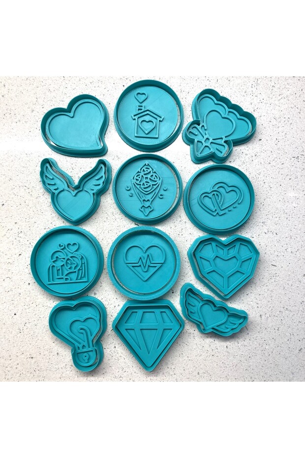 12-Piece Ultimate Love and Celebration Cookie Cutter Set | Wedding, Engagement and Valentine's Day