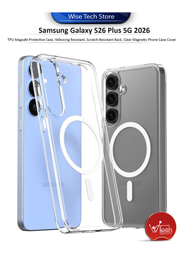 Samsung Galaxy S26 Plus 5G 2026 TPU Magsafe Protective Yellowing , Scratch Resistant Case Cover