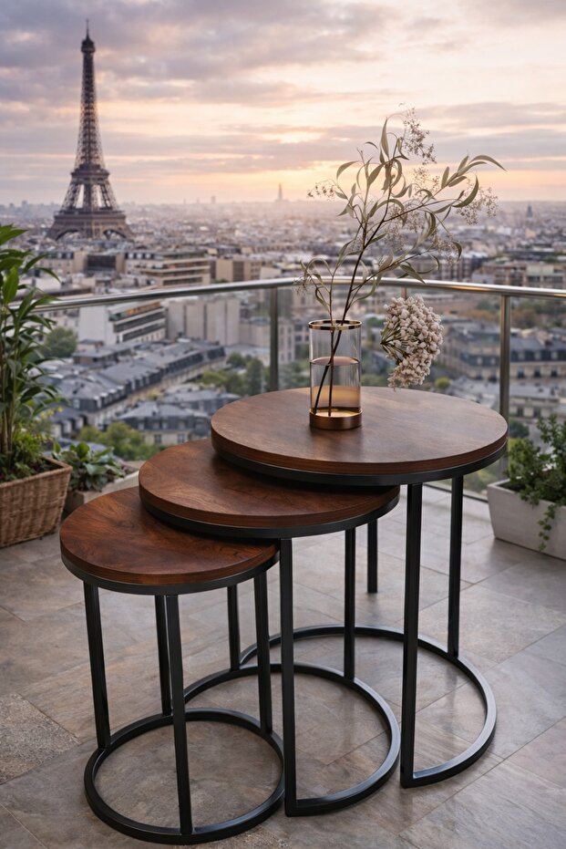 3lü C Lüx Zigon Servis Salon Sehpa - 4