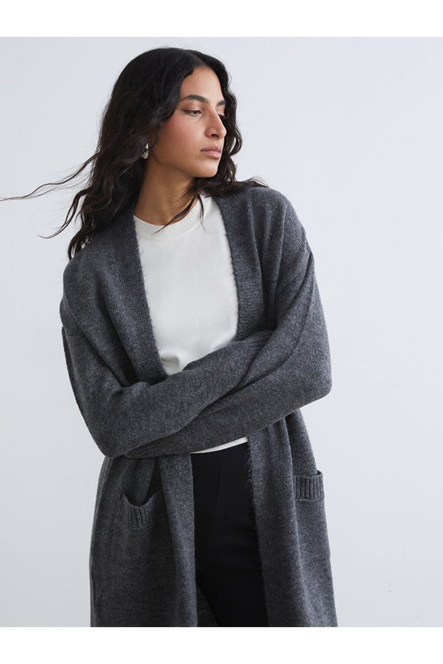Shawl Collar Women's Knitwear Cardigan