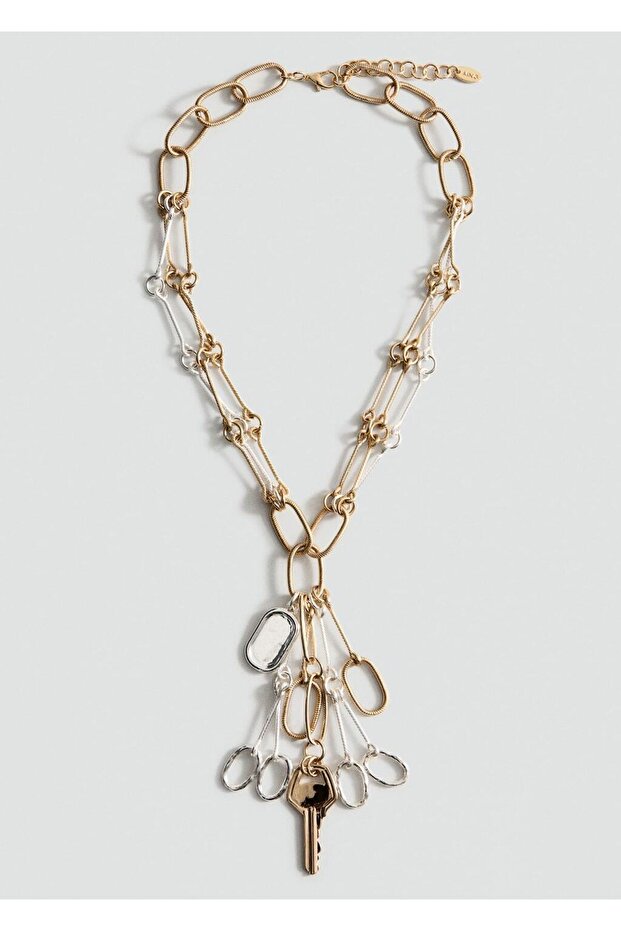 Uçlu zincir kolye - 2