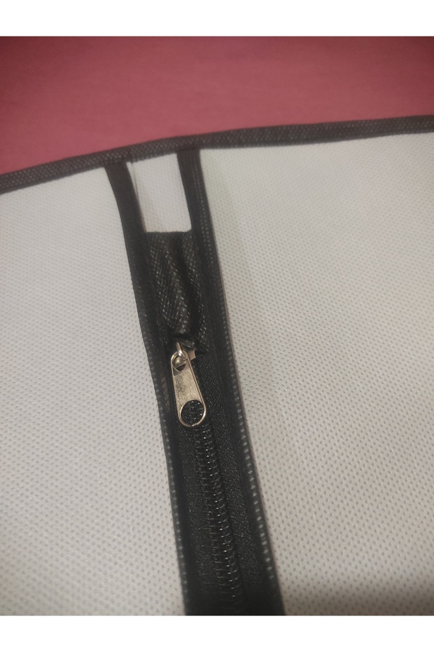 Suit Cover, Plain Model, Dress Protector Bag, Gamboç, 64*100 Cm, Gray Color, Without Window