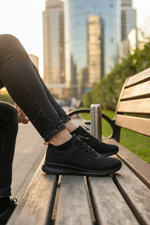 Orthopedic Elastic Panel Design Sporty Shoes