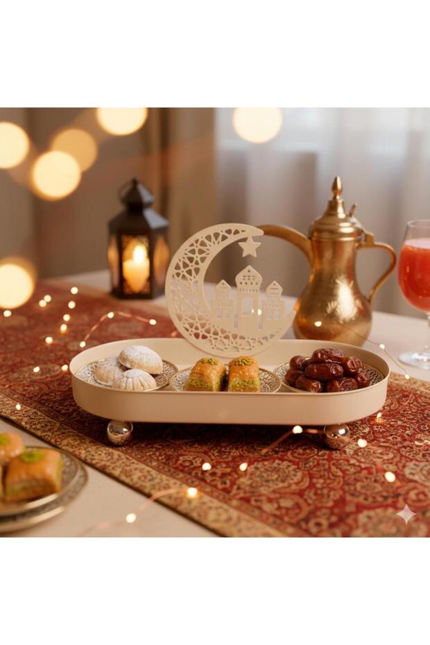 صينية تقديم أنيقة بتصميم رمضاني - 2