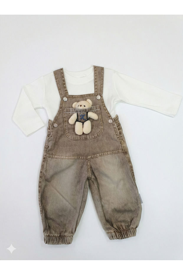 PELUŞ AYICIKLI KOT TULUM - 1