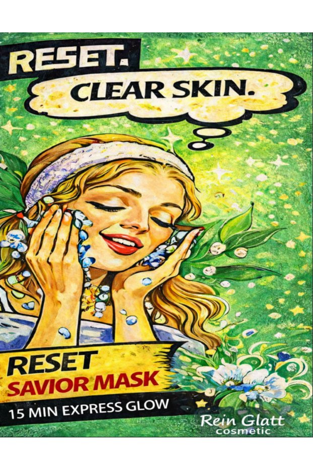 Rein Glatt Reset Kil Mask – Purifying Detox Pore Cleansing Facial Mask