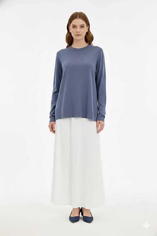 902 Balon Kol Merserize Tunik - 1