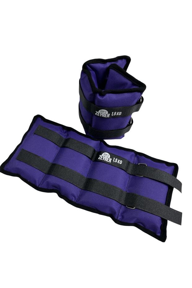 1.5 kg X 2 Pieces Total 3 kg Black Hand and Foot Weights