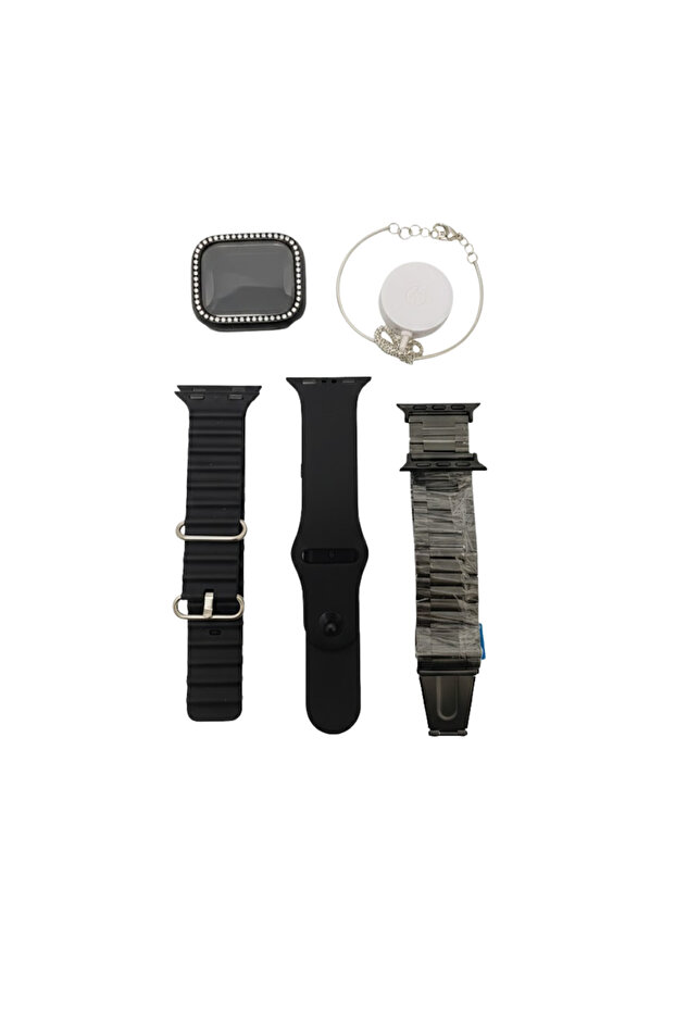 مجموعة أحزمة وإكسسوارات متعددة متوافقة مع الساعات الذكية - 3