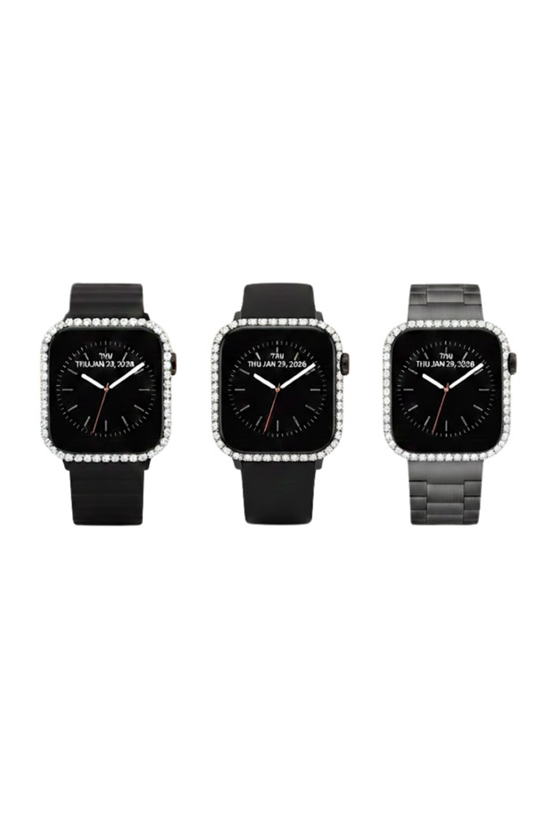 مجموعة أحزمة وإكسسوارات متعددة متوافقة مع الساعات الذكية - 2