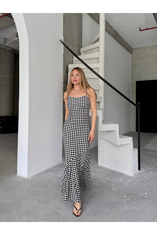 Καρό φόρεμα - 4