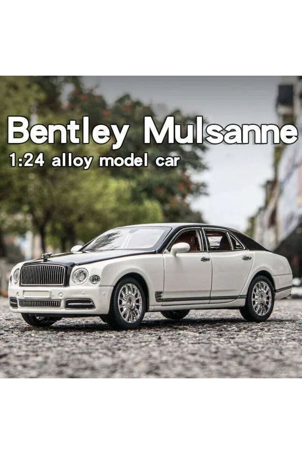 Bently Mullsane 1:24 Diecast Model Car Collectible Car with Sound and Light Bently Mulsanne