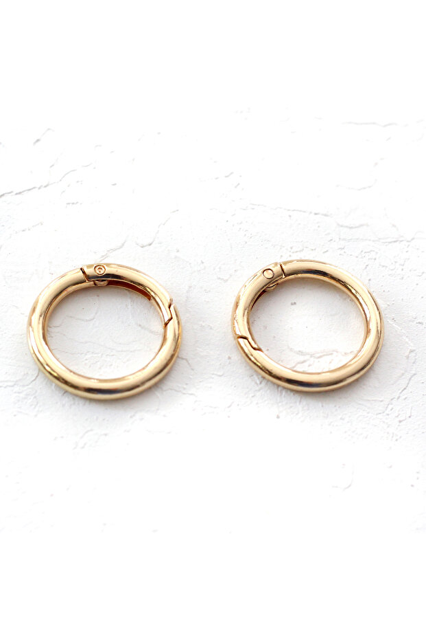 Spring Bag Ring Gold (2 Pieces)