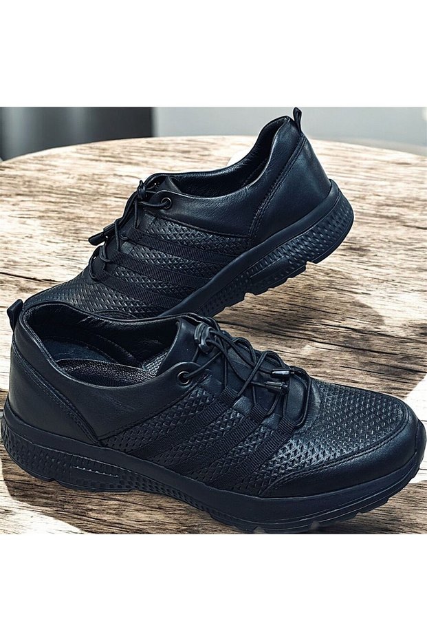 Fully Orthopedic Flexible and Lightweight Sole Genuine Leather Elastic Casual Women's Shoes