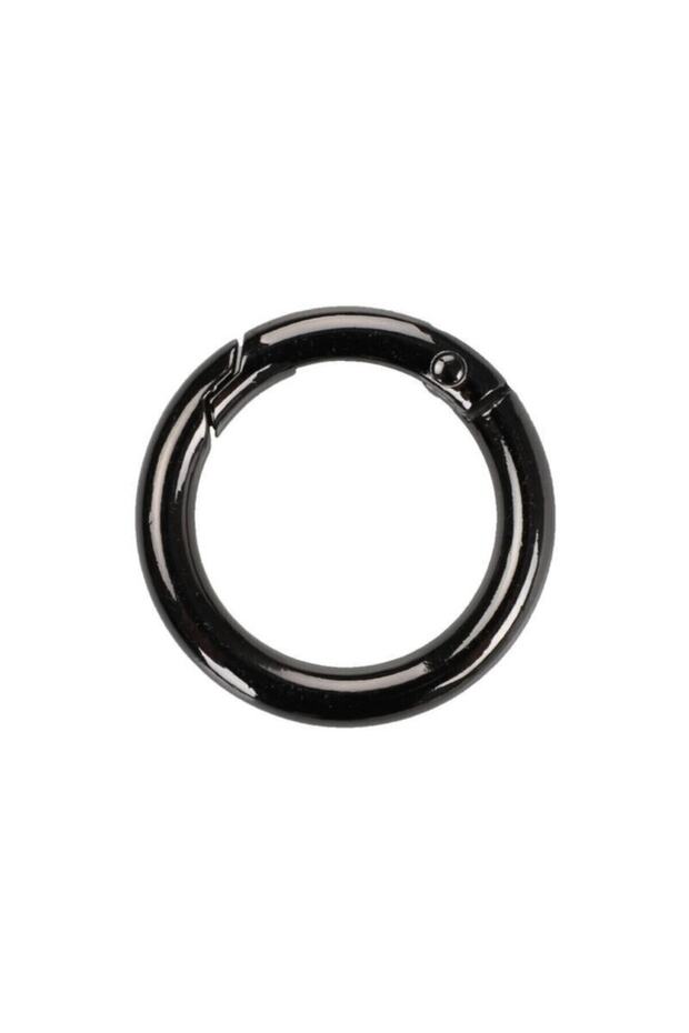 Smoked Metal Spring Ring 2.5 cm