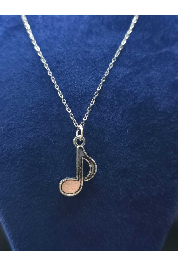 Music Note Musician Steel Necklace Suitable for Daily Wear Minimal Style Music Note Necklace
