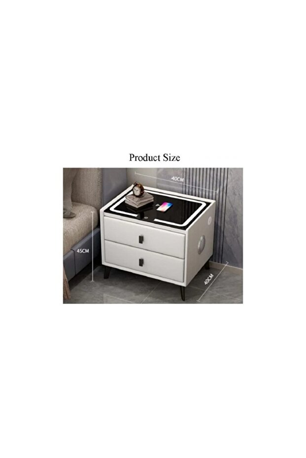 Smart Multifunctional Bedside Table - 3