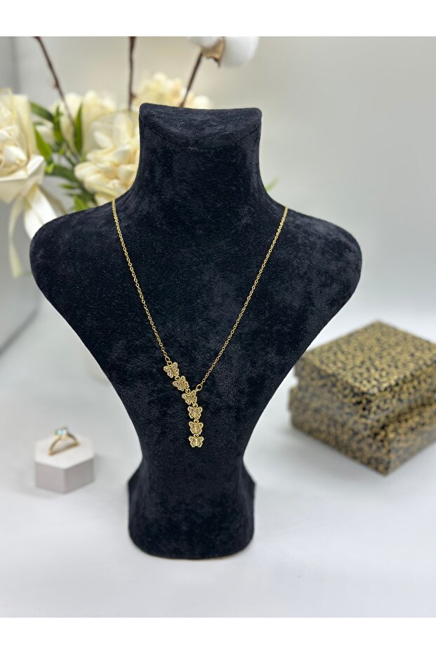 Star Detailed Women's Necklace – Y / Gold & Silver Color Options