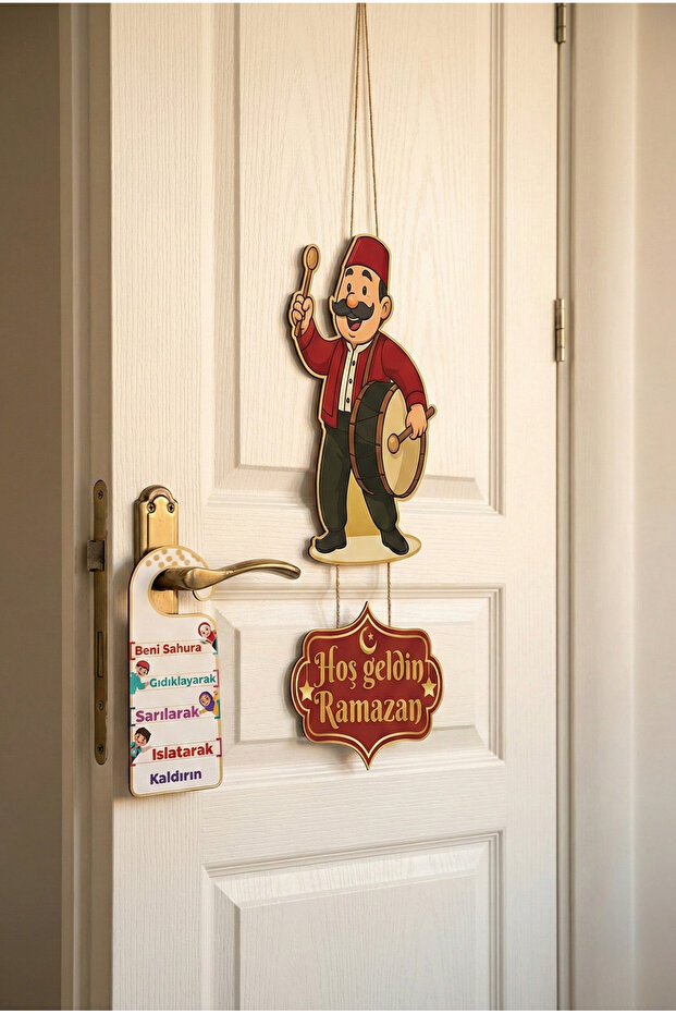 Ramazan Temalı Kapı Süsü Ve Kapı Kolu Süsü Kapı Aksesuar - 2