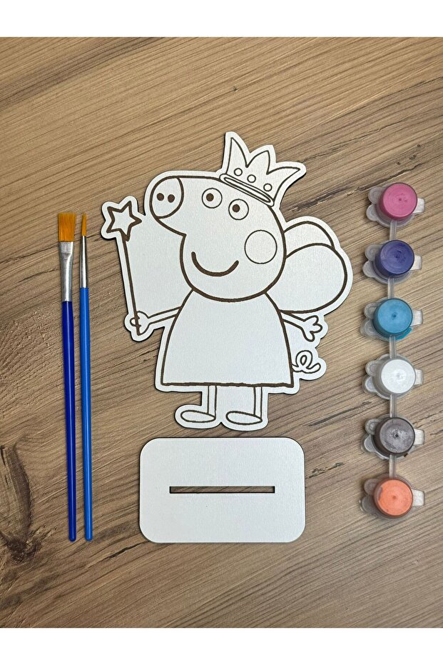 Peppa Pig Boyama Seti Ahşap - 4