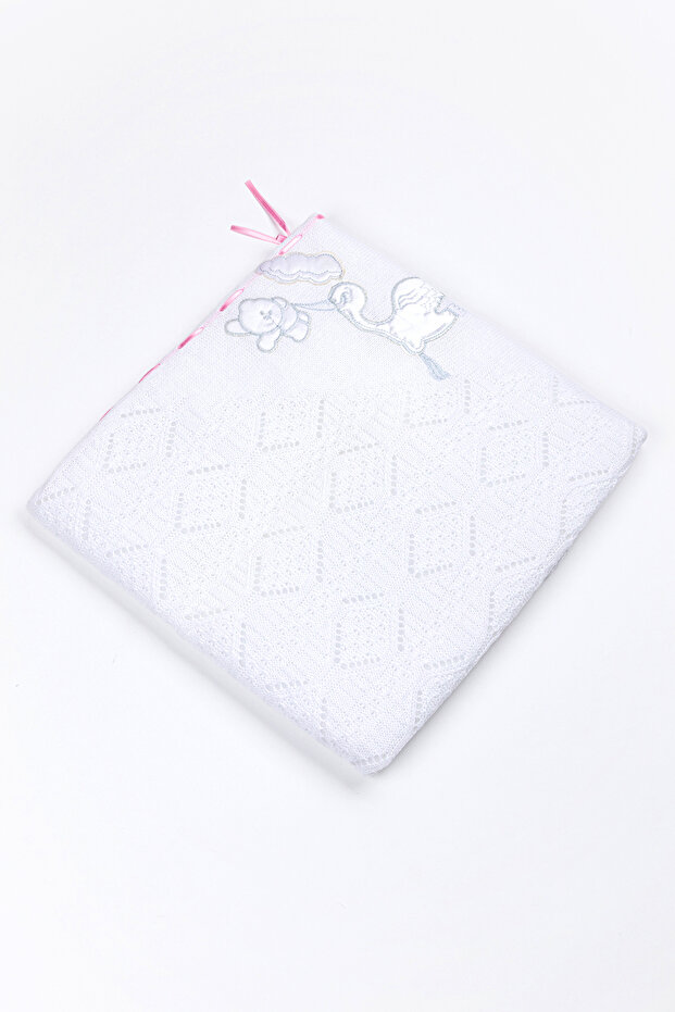 Embroidered Knitwear Welsoft Blanket 85*95