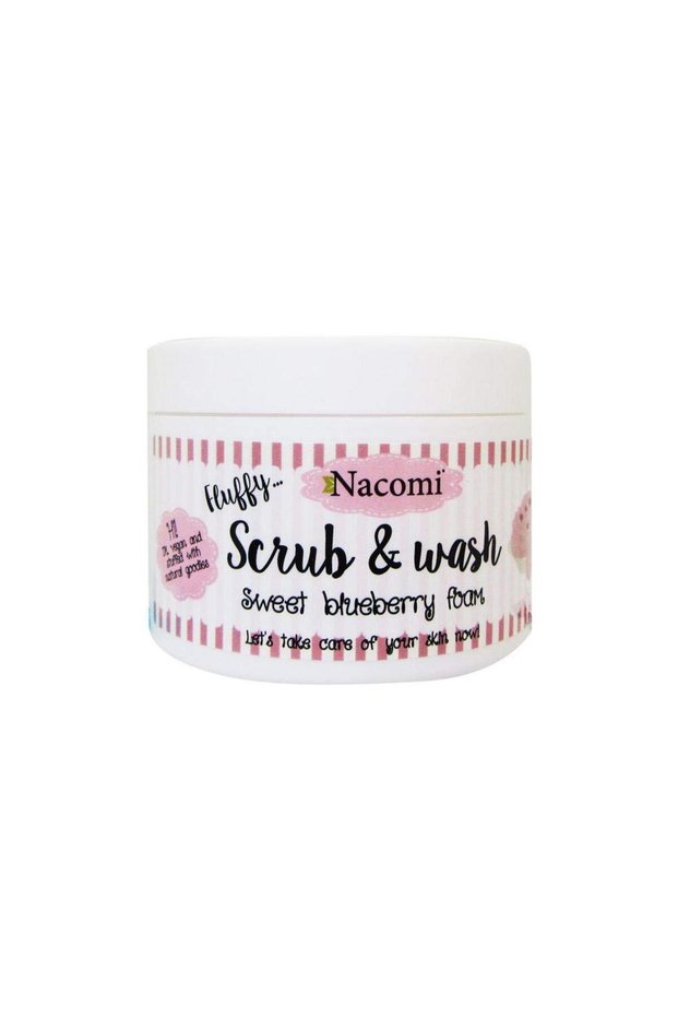 FLUFFY SCRUB&WASH SWEET BLUBERRY FOAM 180ML