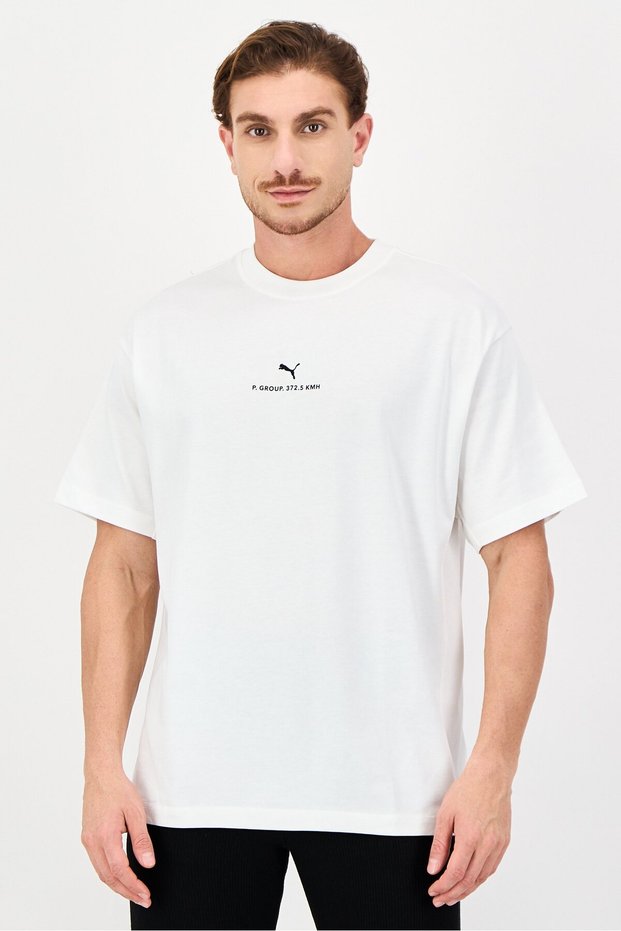 Men Sportswear Fit Short Sleeve Outdoor T-Shirt, White