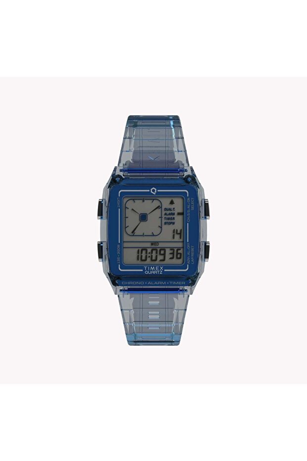 Unisex Blue Resin Watch, Transparent Blue | Tw2w45100