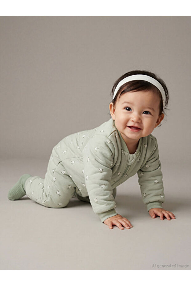 Timeless Clothing & Timeless Choices 2.5 Tog Printed Zippered Baby Girl Sleeping Bag