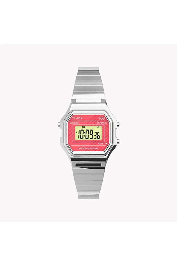 Women's Silver Stainless Steel Watch, Digital Dial | Tw2u94200