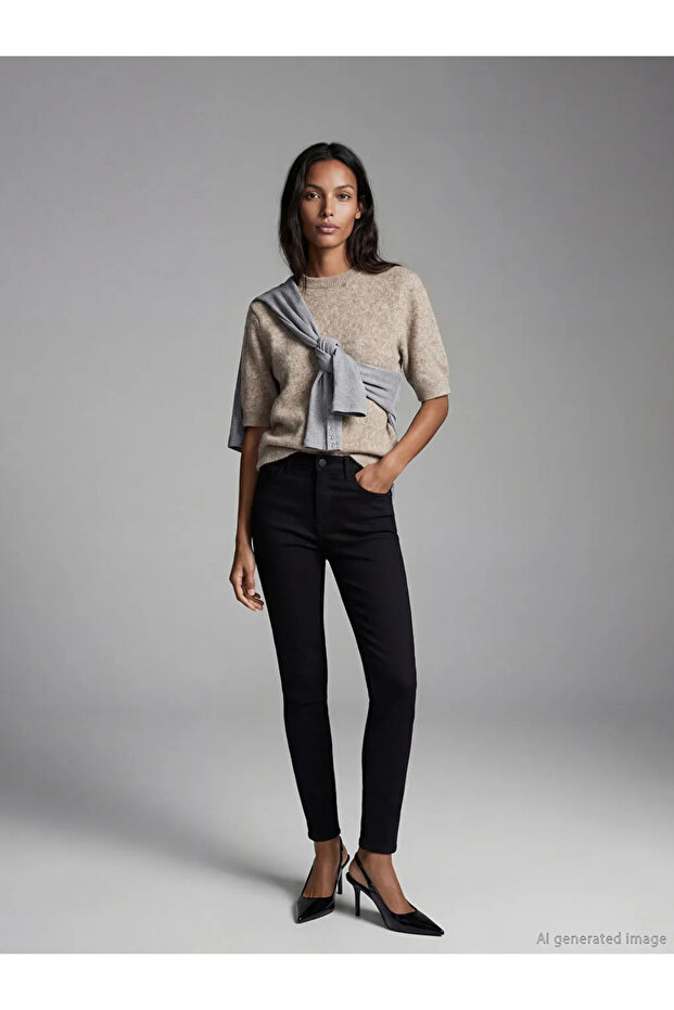 Black Slim Fit Women's Jeans