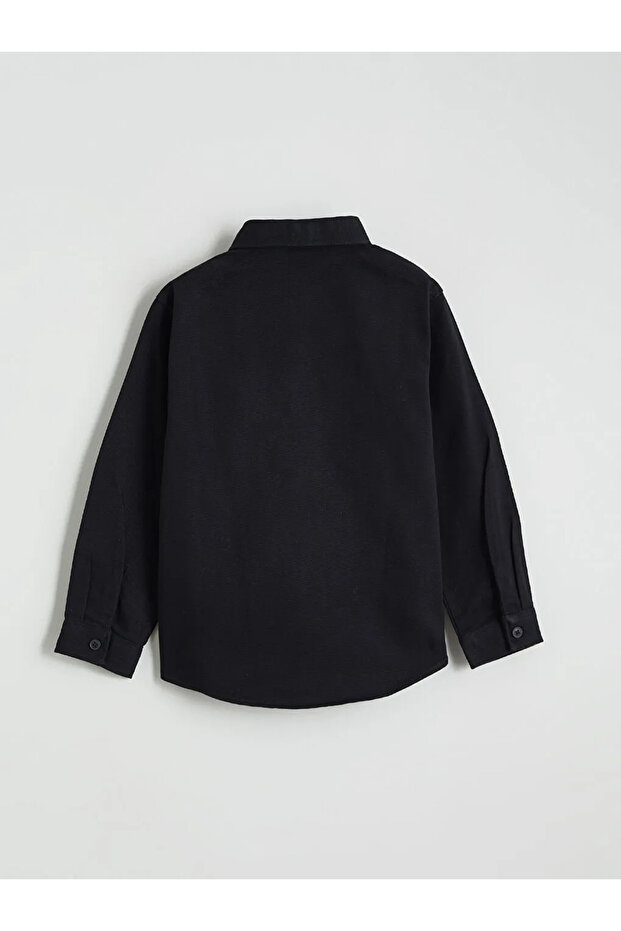 Black Boy's Gabardine Shirt