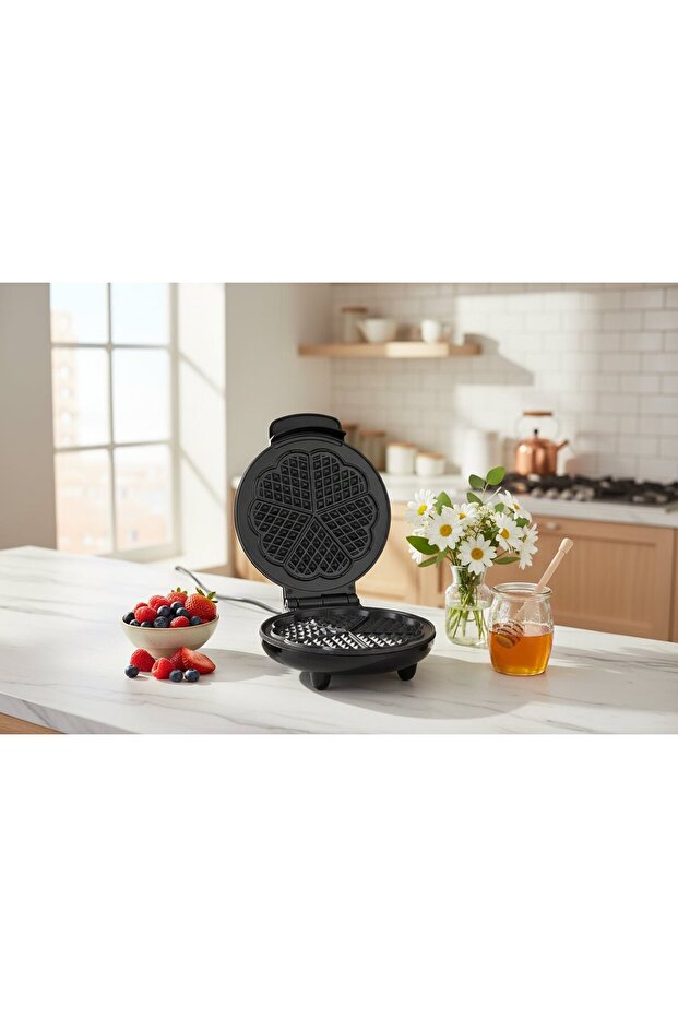 صانعة الوافل على شكل قلب - 3