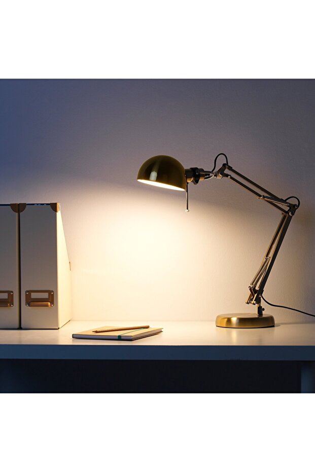 مصباح عمل، لون نحاسي - 2