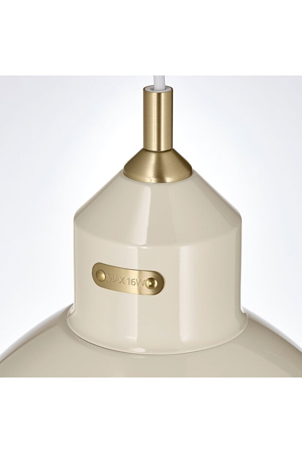 مصباح معلق، لون بيج فاتح - 6