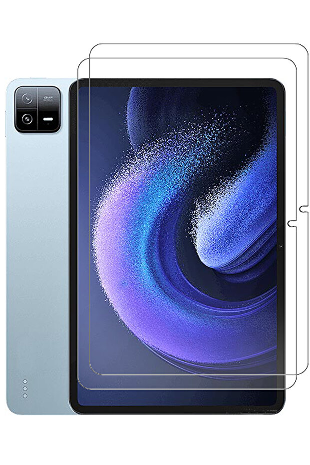 عبوة من قطعتين لجهاز Xiaomi Pad 6/6Pro مقاس 11 بوصة (إصدار 2023) - واقي شاشة زجاجي مقوى ممتاز