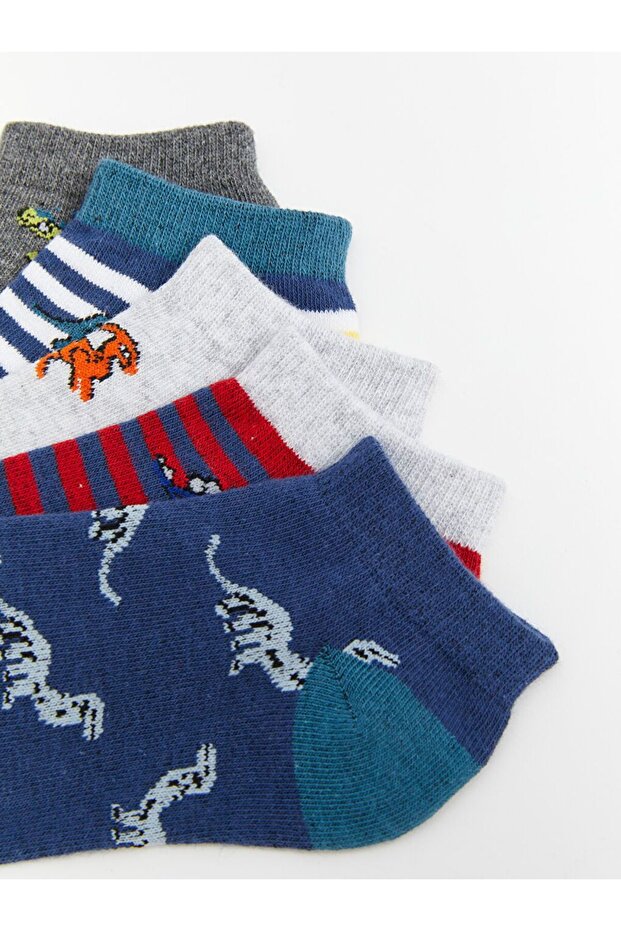 جوارب للأولاد منقوشة 5 قطع - 3
