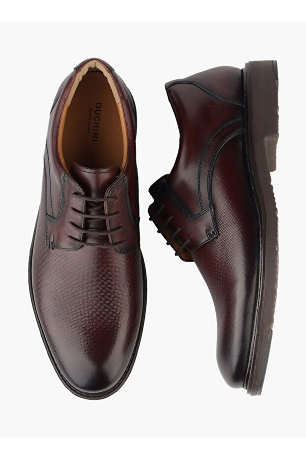 Men Lace-Up Derby Shoes