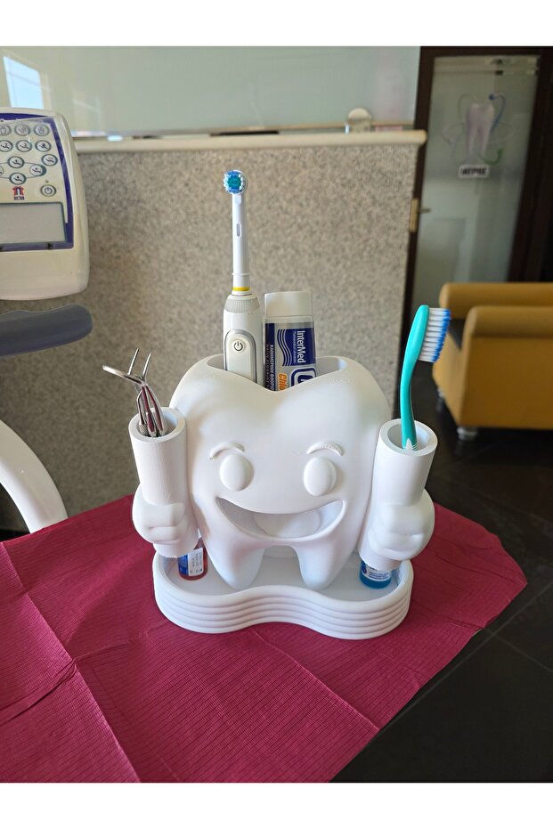 حاوية معجون الأسنان لفرشاة الأسنان السعيدة - 2