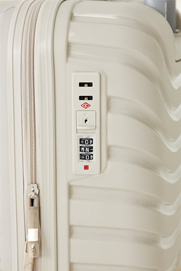 Bej Orta Boy Valiz - 5