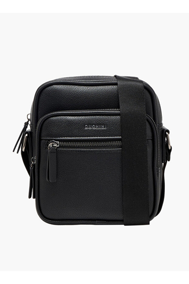 Men Solid Crossbody Bag