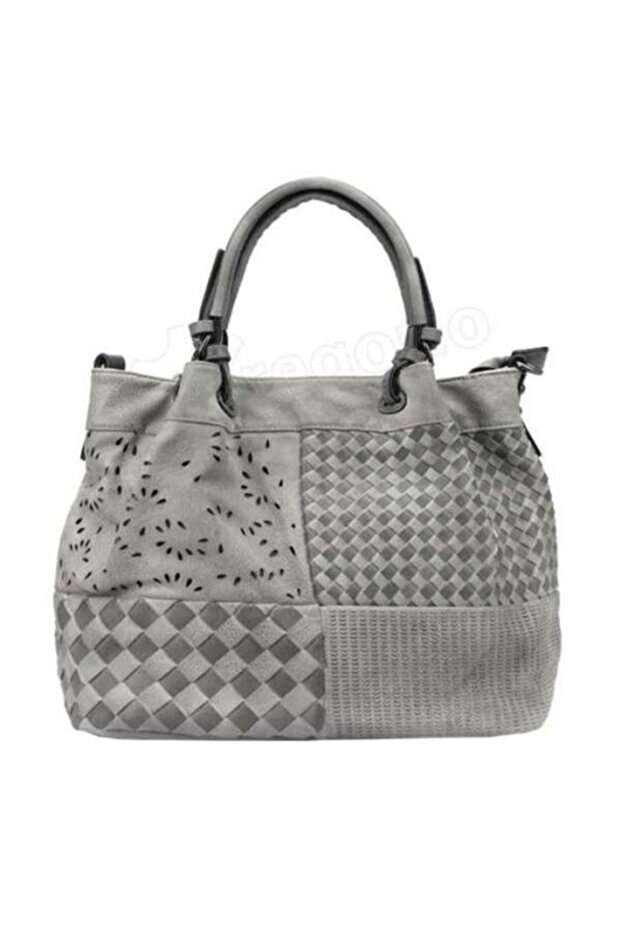 Geantă de umăr gri - 1