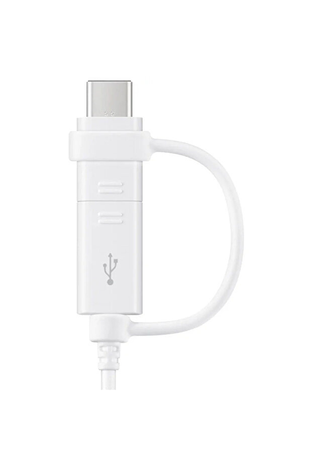 Combo Cable Type-C Micro USB Alb - 6