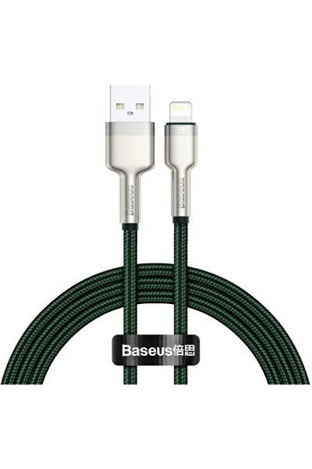 USB pentru cablu Lightning, 2.4A, 1m (verde) - 8