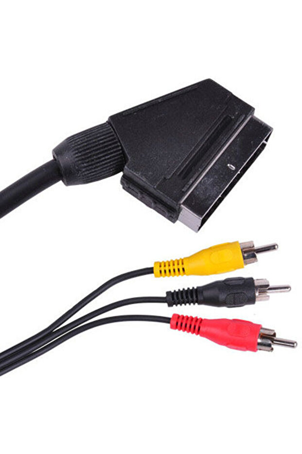 SCART-3RCA CABLE 1.5M - 1