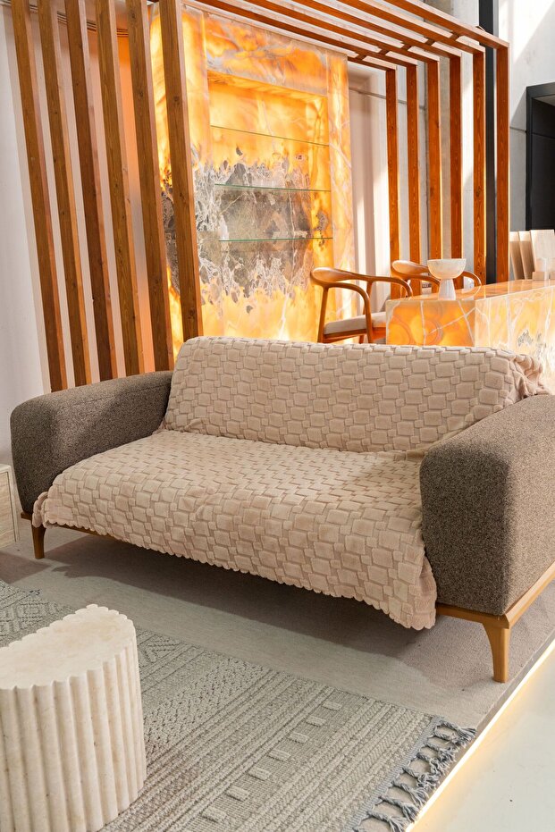Soft Welsoft 3-Seater Sofa Cover - Non-Slip Washable Sofa Cover